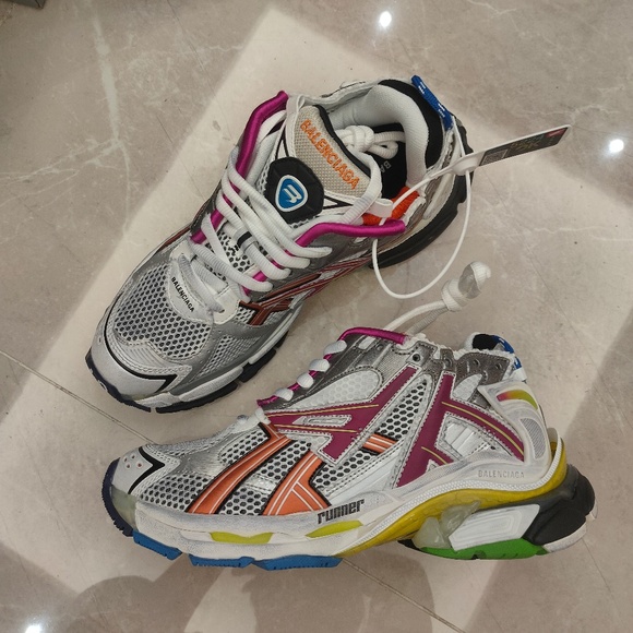 Runner Sneaker in multicolor mesh and nylon EU 40 - Picture 1 of 10